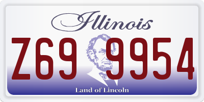 IL license plate Z699954