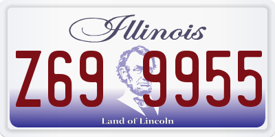 IL license plate Z699955