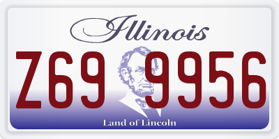 IL license plate Z699956
