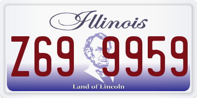 IL license plate Z699959