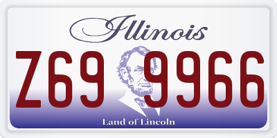 IL license plate Z699966