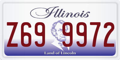 IL license plate Z699972