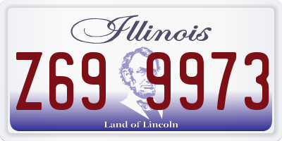 IL license plate Z699973