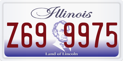 IL license plate Z699975