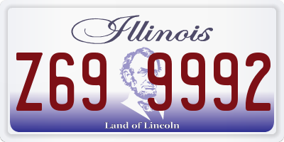 IL license plate Z699992