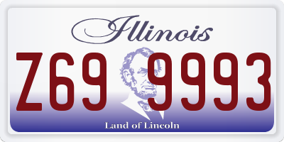 IL license plate Z699993