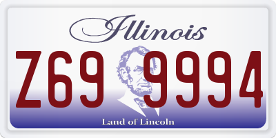 IL license plate Z699994
