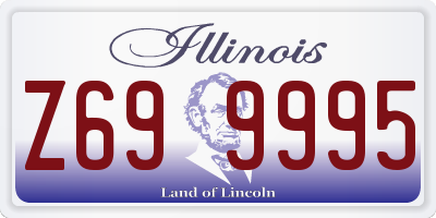 IL license plate Z699995