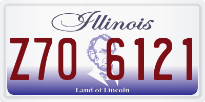IL license plate Z706121