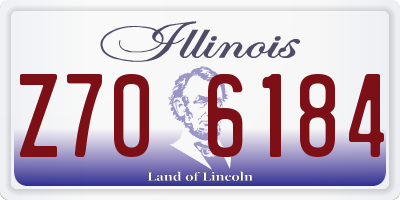 IL license plate Z706184