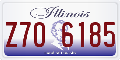 IL license plate Z706185
