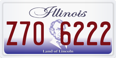 IL license plate Z706222