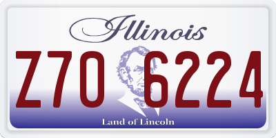IL license plate Z706224