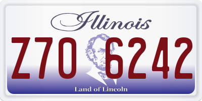 IL license plate Z706242