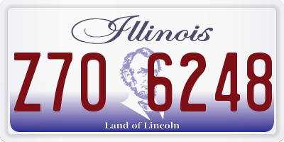 IL license plate Z706248
