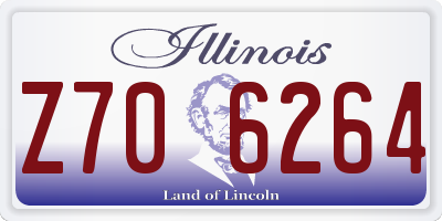 IL license plate Z706264