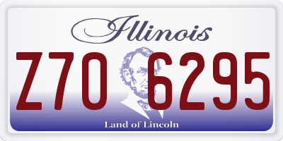 IL license plate Z706295