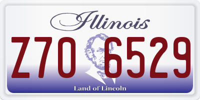 IL license plate Z706529