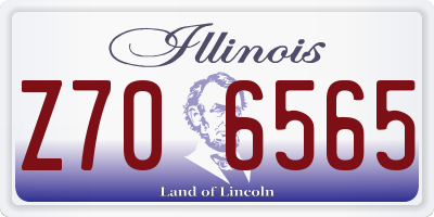 IL license plate Z706565