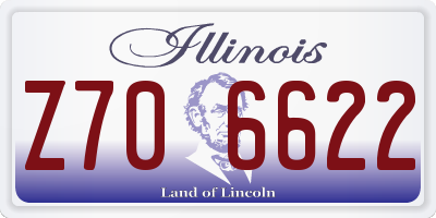 IL license plate Z706622