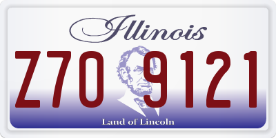IL license plate Z709121
