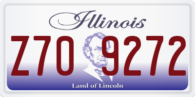 IL license plate Z709272