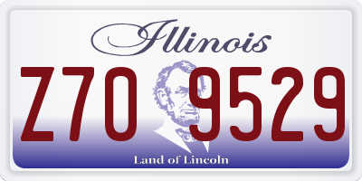 IL license plate Z709529