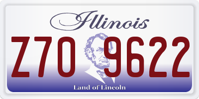 IL license plate Z709622