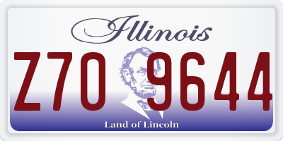 IL license plate Z709644