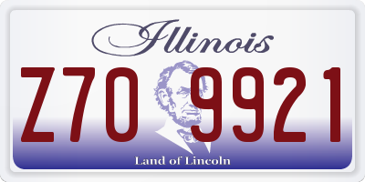 IL license plate Z709921