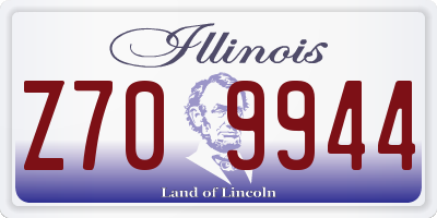 IL license plate Z709944