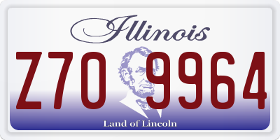 IL license plate Z709964