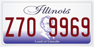 IL license plate Z709969