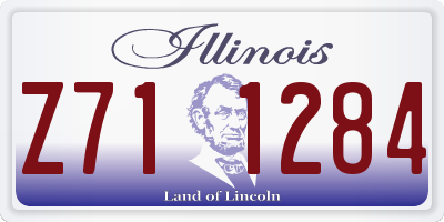 IL license plate Z711284