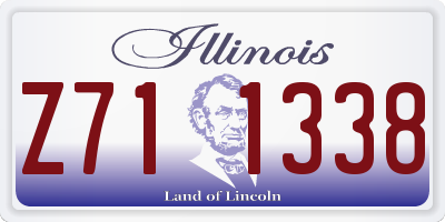 IL license plate Z711338