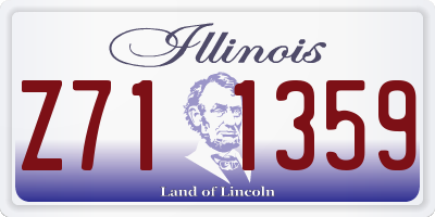 IL license plate Z711359