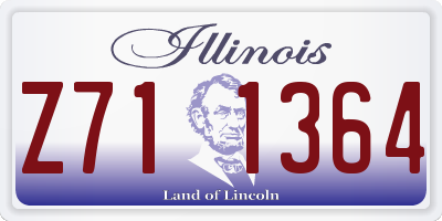 IL license plate Z711364