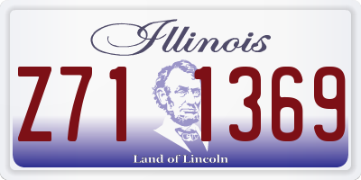 IL license plate Z711369