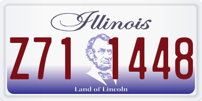 IL license plate Z711448