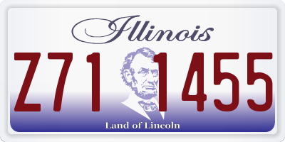 IL license plate Z711455