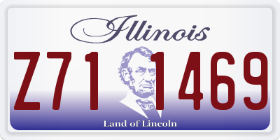 IL license plate Z711469