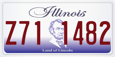 IL license plate Z711482
