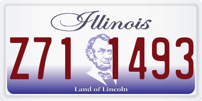 IL license plate Z711493