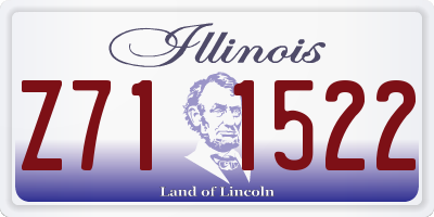IL license plate Z711522