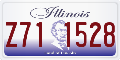 IL license plate Z711528