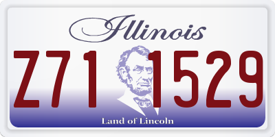 IL license plate Z711529