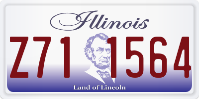IL license plate Z711564