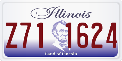 IL license plate Z711624