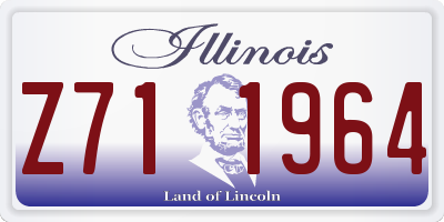 IL license plate Z711964