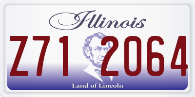 IL license plate Z712064